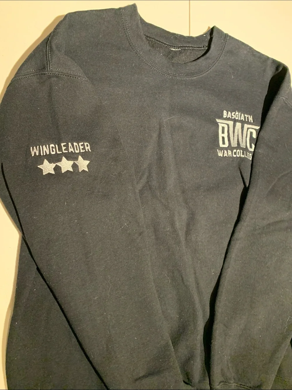 Fourth Wing Embroidered Basgiath War College Crewneck